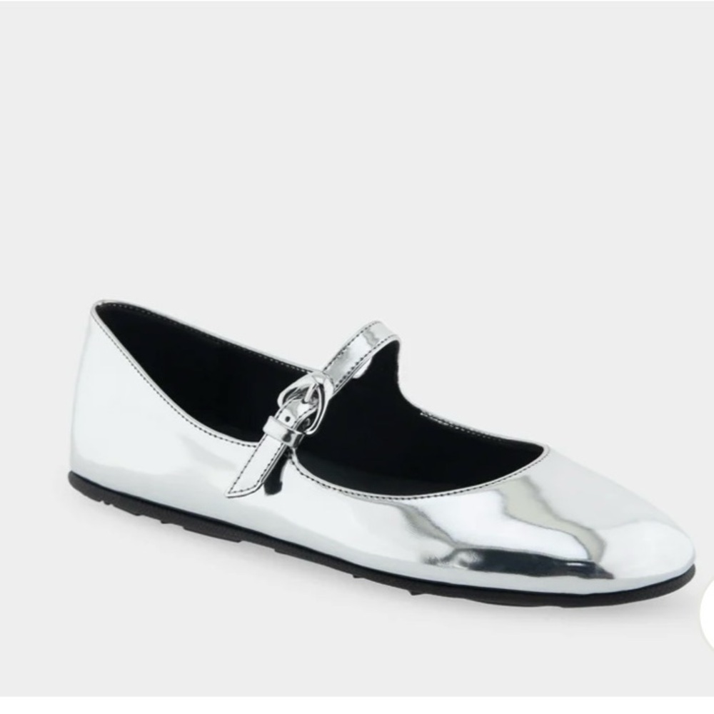 AEROSOLES Perry metallic mirror flat, NIB